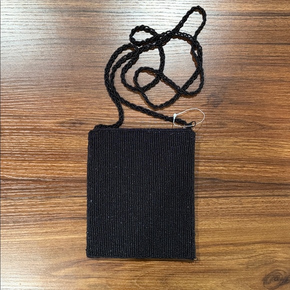 Y2K Vintage Floral Beaded Crossbody Bag - Picture 3 of 9